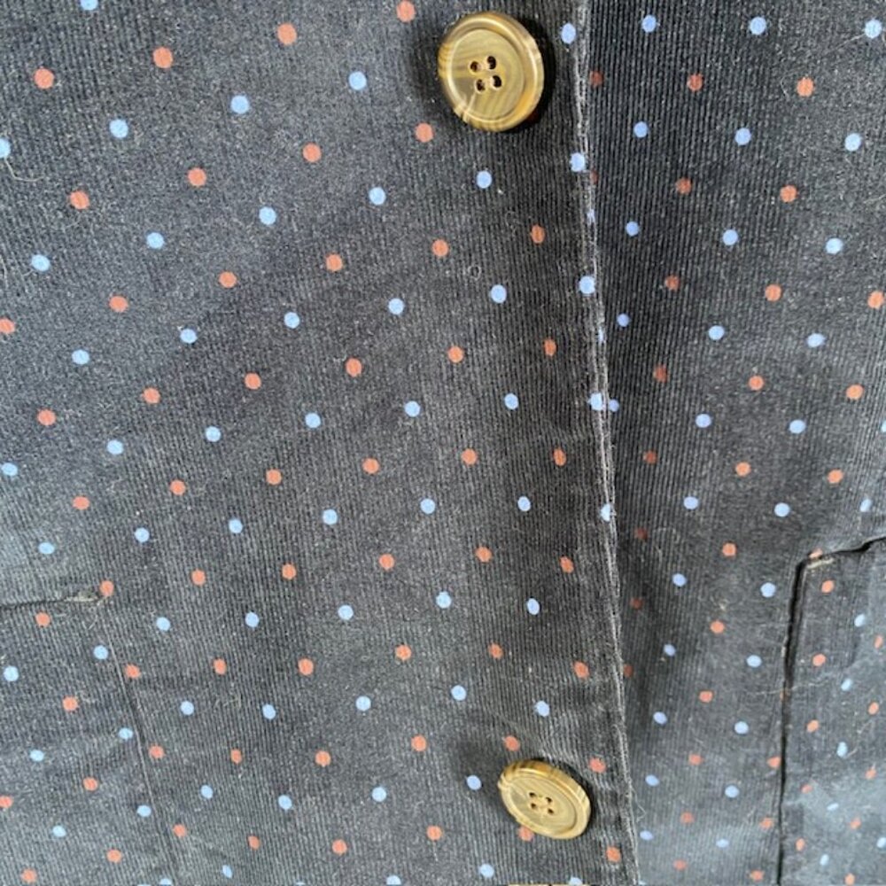 Tailorbyrd Collection Sport Jacket Men's size 40L Cotton Stylish navy blue - Picture 12 of 14
